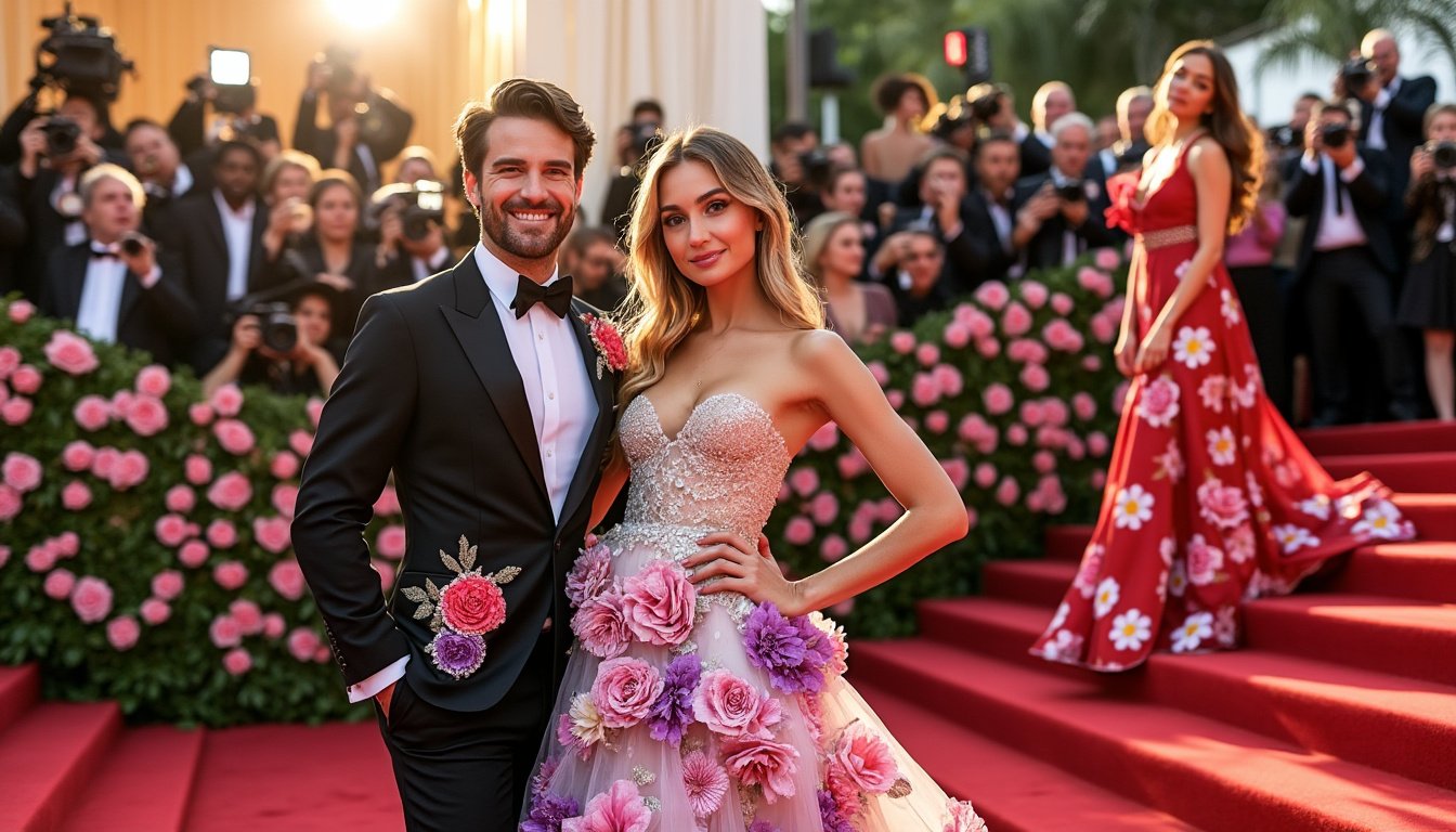 découvrez comment les motifs floraux font leur grand retour sur le tapis rouge et dans la garde-robe des célébrités. explorez les tendances florales qui envahissent la mode cet automne et inspirez-vous des looks audacieux des stars.